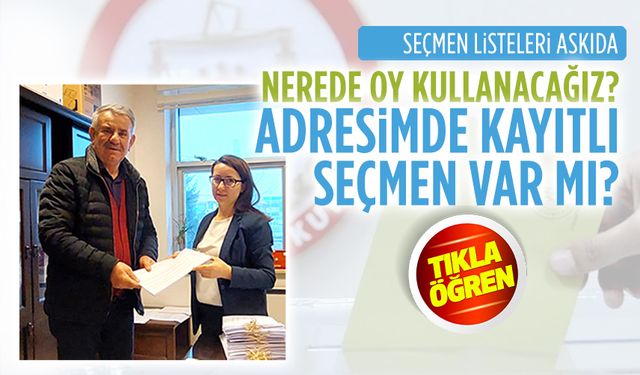 Karasu’da seçmen listeleri askıya çıkıyor