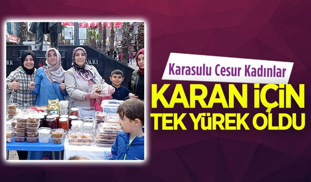 SMA hastası Karan Reis için Karasu’da kermesler düzenlendi