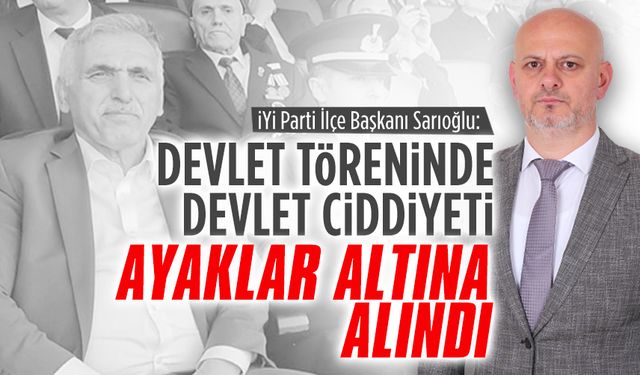 Devlet töreninde devlet ciddiyeti ayaklar altına alındı