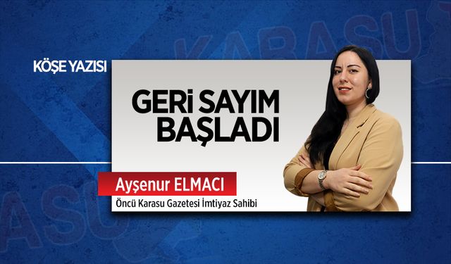 Geri sayım başladı