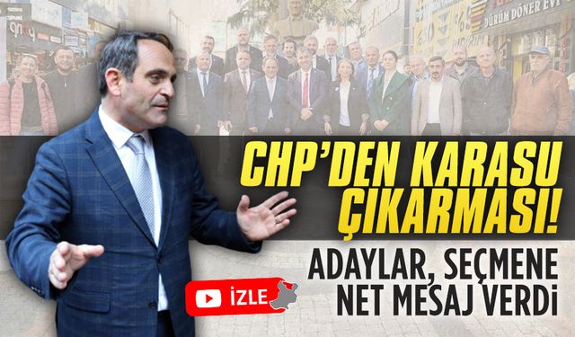 CHP, 8 vekil adayıyla Karasu ve Kocaali’de çıkarma yaptı