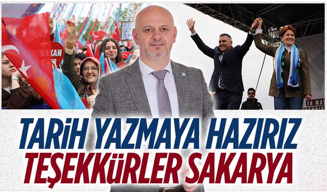 Teşekkürler Sakarya, tarih yazmaya hazırız