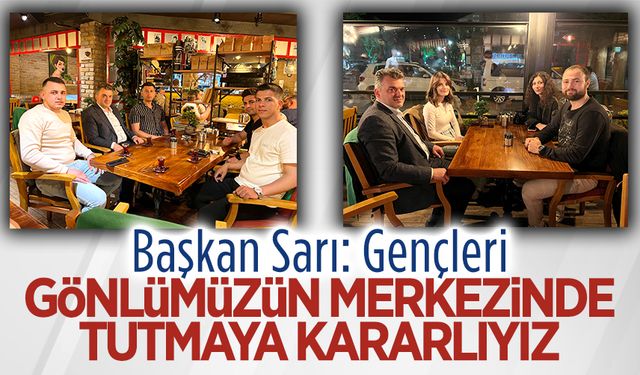 Başkan Sarı, Karasulu gençlerle bir araya geldi