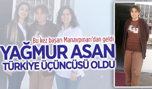 Karasulu Yağmur Asan, deneme sınavında Türkiye üçüncüsü oldu