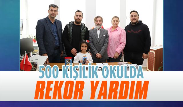 Karasu Namık Kemal İmam Hatip Ortaokulu bu kez Karan bebek için el ele verdi