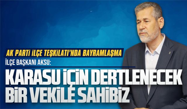 Karasu için dertlenecek bir vekile sahibiz