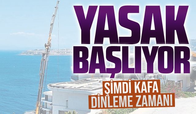 Karasu’da turizm sezonu sebebiyle inşaat yasağı başlıyor