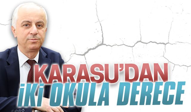 Okulum Afete Hazır Yarışması’nda iki derece Karasu’nun