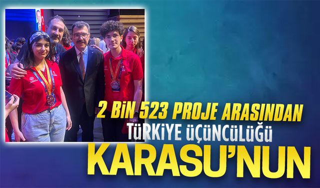 Şehit Üsteğmen İbrahim Abanoz Anadolu Lisesi, TÜBİTAK’ta Türkiye üçüncüsü oldu