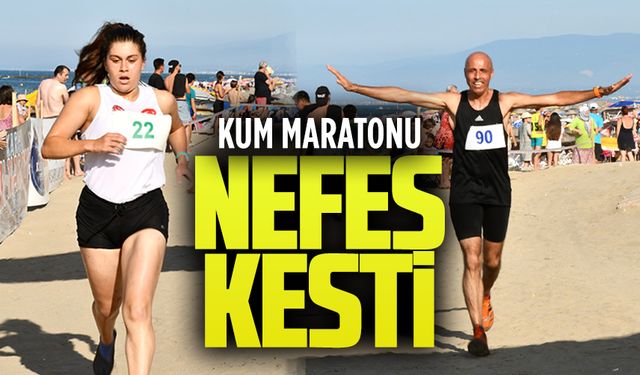 Karasu Yaz Spor etkinlikleri kum maratonu ile start aldı