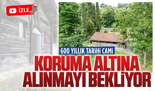 Karasu'daki 600 yıllık tarihi cami, koruma altına alınmayı bekliyor