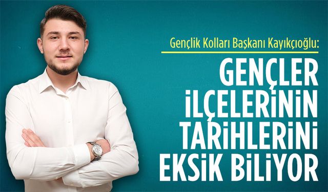 Başkan Kayıkçıoğlu, gençlere yönelik basın açıklamasında bulundu