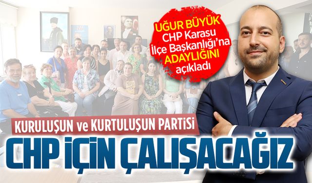 Uğur Büyük, başkan adaylığını açıkladı