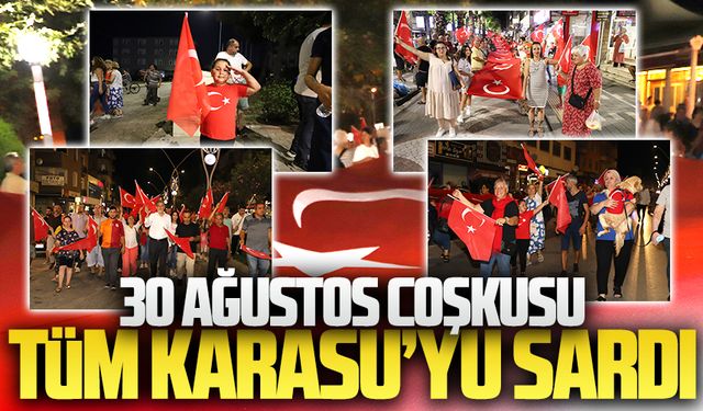 Karasu’da fener alayı yürüyüşü yapıldı