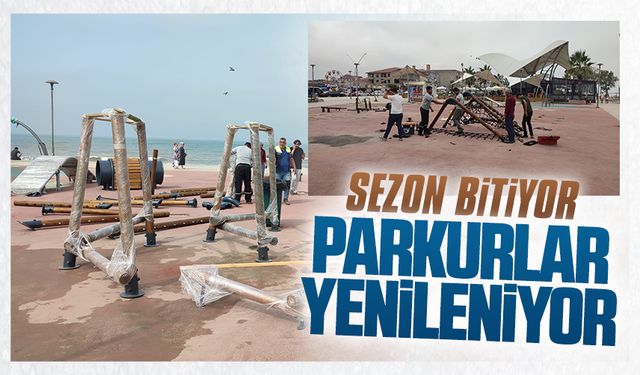 Sezon bitiyor, oyun parkurları yeni takılıyor