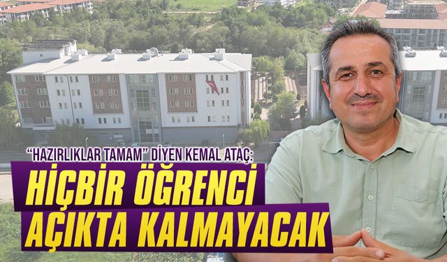 Müdür Ataç: Hiçbir öğrenci açıkta kalmayacak