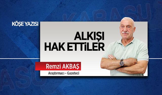 Alkışı hak ettiler