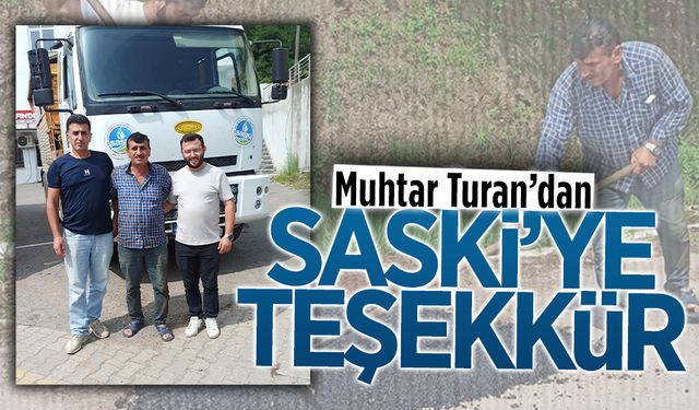 Muhtar Turan’dan teşekkür