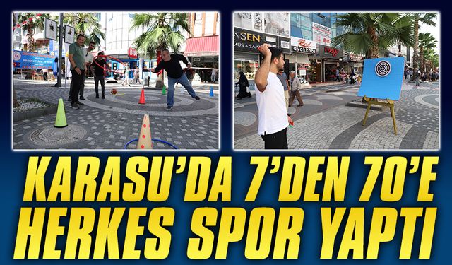 Avrupa Hareketlilik ve Spor Haftası kapsamında Karasu’da etkinlik düzenlendi