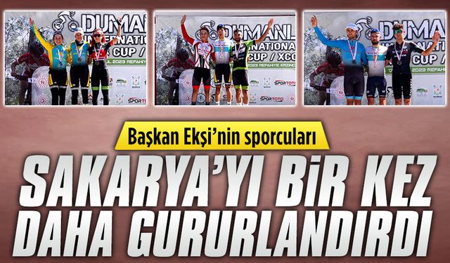 Başkan Ekşi’nin sporcuları Sakarya’yı bir kez daha gururlandırdı