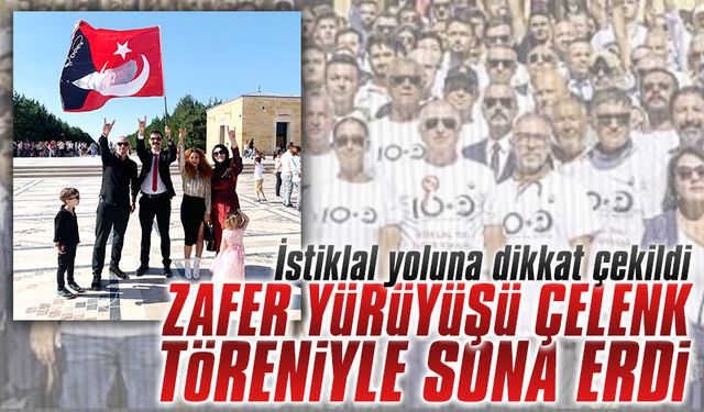 Zafer Partisi, Cumhuriyetin 100. yılı nedeniyle yürüyüş düzenledi