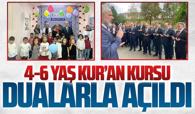 4-6 yaş Kur’an Kursu dualarla açıldı