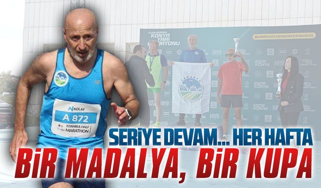 Ali Turan, seriyi bozmadı Konya’dan da birincilikle döndü