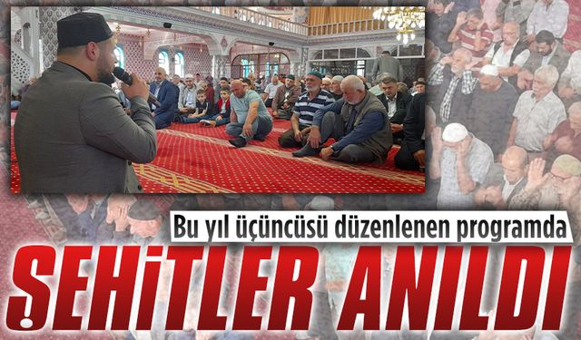 Darıçayırı Merkez Camii’nde şehitler için Kur’an-ı Kerim ziyafeti düzenlendi