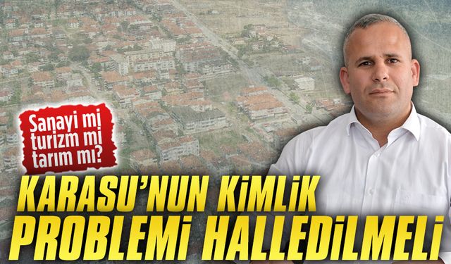 Salim Direk, “Karasu kimliksiz bir ilçe oldu”