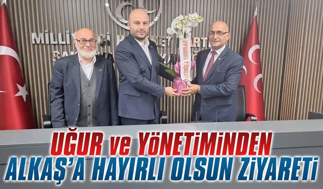 Hamza Uğur ve yönetiminden Alkaş’a hayırlı olsun ziyareti