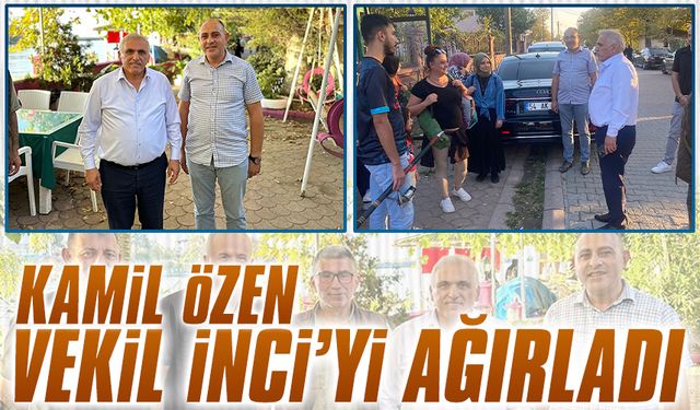 Kamil Özen, Vekil Ali İnci’yi ağırladı