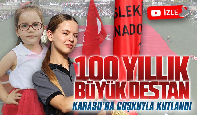 Cumhuriyet’in 100.yılında Karasu’da coşkulu kutlama