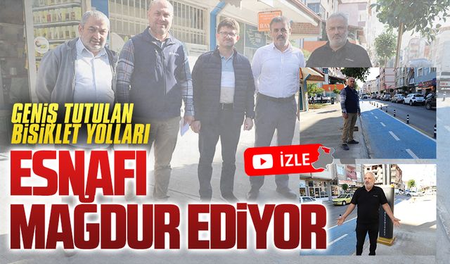 Karasu’da geniş bisiklet yolları esnafı mağdur ediyor