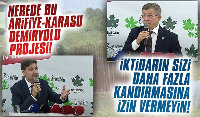 Davutoğlu ve Üstün’ün gündeminde Karasu yer aldı