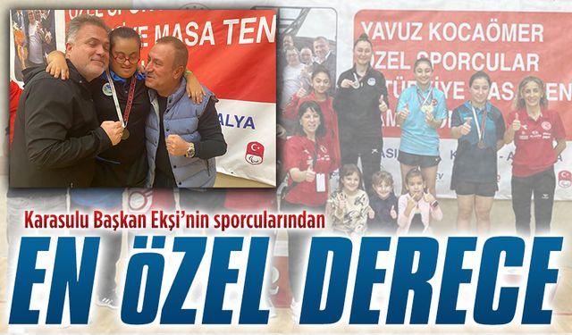 Masa tenisinin özel sporcuları damga vurdu