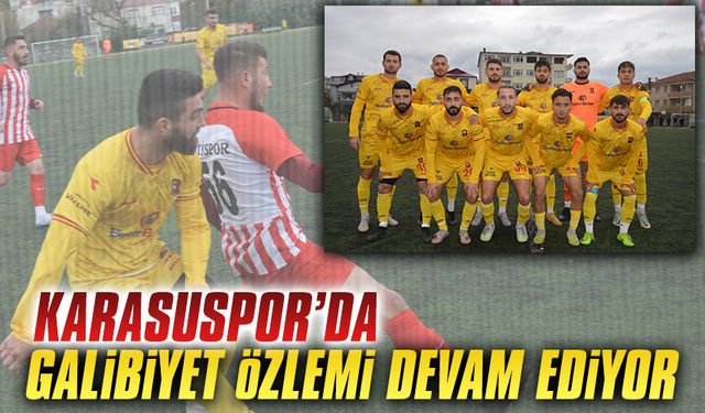 Karasuspor’da galibiyet özlemi devam ediyor