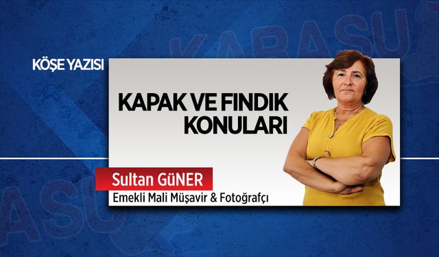 Kapak ve fındık konuları