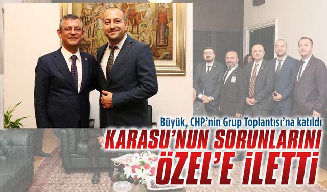 Uğur Büyük, TBMM’deki CHP’nin ilk grup toplantısına katıldı