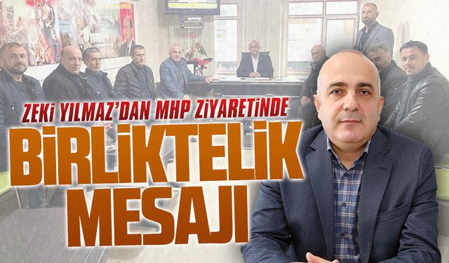 Zeki Yılmaz, MHP Karasu İlçe Teşkilatı’nı ziyaret etti