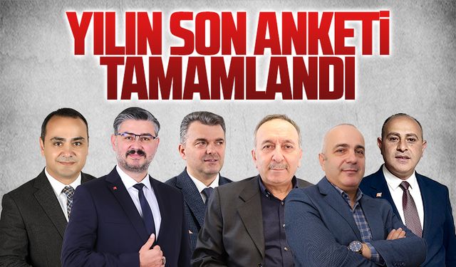 Yılın son anketi tamamlandı, tercih değişimden yana oldu