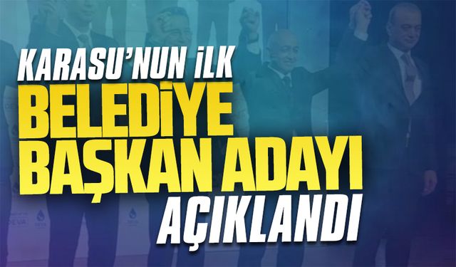 DEVA Partisi’nin Karasu belediye başkan adayı belli oldu