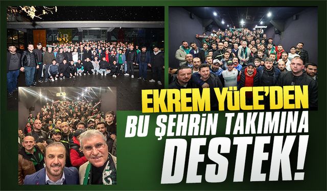 Ekrem Yüce, Tatangalar'ı yalnız bırakmadı