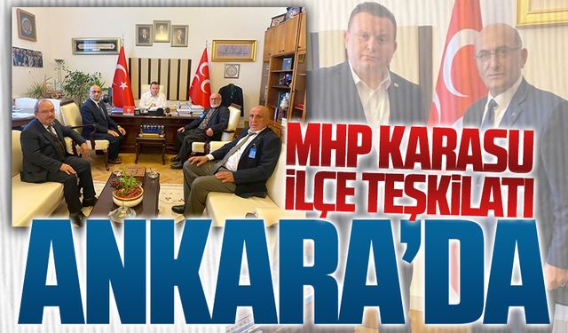 MHP Karasu Teşkilatı, ilçenin sorunları Ankara’ya taşıdı