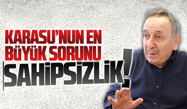 Yakup Altıntaş, Karasu'nun en güçsüz dönemini yaşadığını söyledi