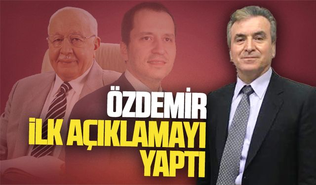 Recep Özdemir’den ilk açıklama