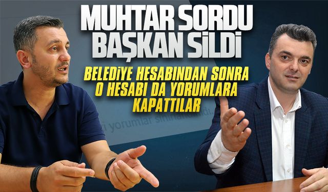 Muhtar sordu, başkan yorumları kapattı