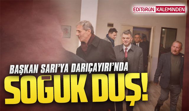 İshak Sarı’ya Darıçayırı’nda soğuk duş