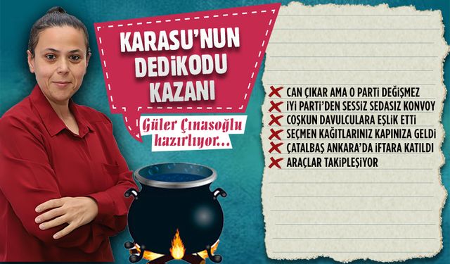 Karasu’nun dedikodu kazanı