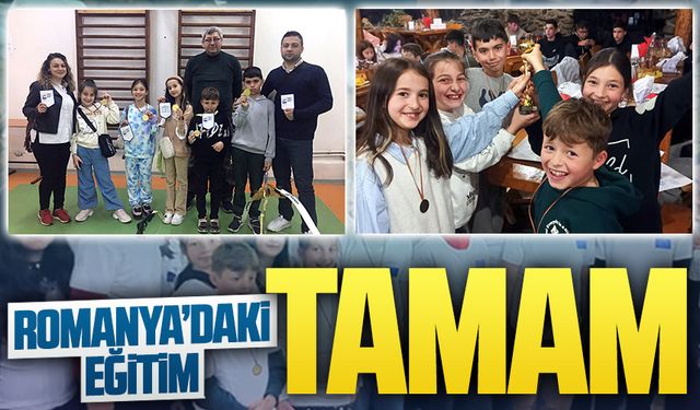 Manavpınarlı öğrenciler Romanya’daki eğitimlerini tamamladı