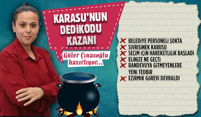 Karasu’nun dedikodu kazanı